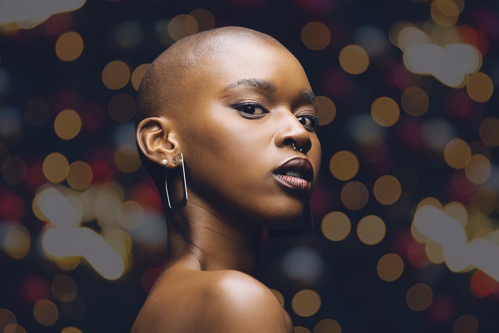 Natural glam for a model portfolio shoot by Storm Pass Makeup, professional Johannesburg based makeup artist